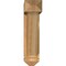 Ekena Millwork Traditional Arts and Crafts Rough Sawn Bracket w/ Offset Brace, Western Red Cedar, 6"W x 24"D x 24"H BKT0604X24X24TRA03RWR - alternate 4